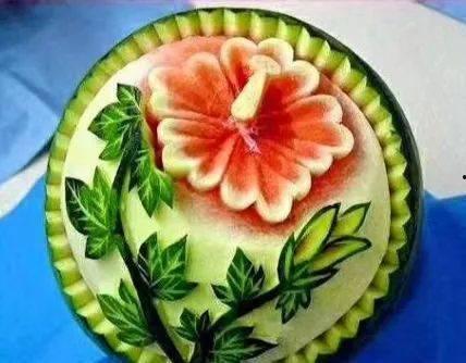 吃瓜怎么雕刻图片,吃瓜群众的创意艺术之旅