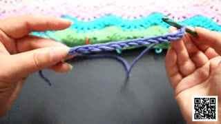 成人围巾的编织简单视频,新手必看！成人围巾编织视频教程