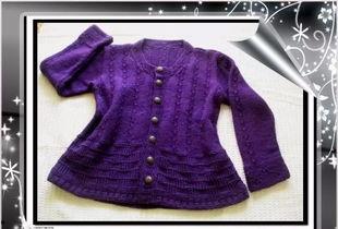 成人简单开衫编织视频,跟随视频学做时尚成人开衫