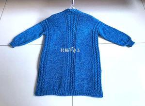 成人简单开衫编织视频,跟随视频学做时尚成人开衫